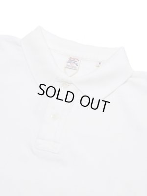 画像3: 【 UES（ウエス） 】 オリジナル吊り編み鹿の子ポロシャツ [ WHITE ]