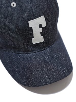 画像5: 【 FULLCOUNT（フルカウント） 】　ベースボールキャップ　[ 6Panel Denim Baseball Cap 'F' Patch ] [ INDIGO ]