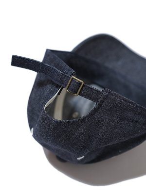 画像6: 【 FULLCOUNT（フルカウント） 】　ベースボールキャップ　[ 6Panel Denim Baseball Cap 'F' Patch ] [ INDIGO ]