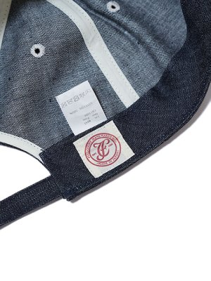 画像7: 【 FULLCOUNT（フルカウント） 】　ベースボールキャップ　[ 6Panel Denim Baseball Cap 'F' Patch ] [ INDIGO ]