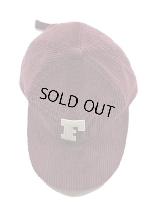 画像3: 【 FULLCOUNT（フルカウント） 】　コーデュロイベースボールキャップ　[ 6Panel Corduroy Baseball Cap 'F' Patch ] [ Burgundy ] 【 メール便可 】