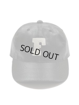 画像2: 【 FULLCOUNT（フルカウント） 】　PUコーティングデニムベースボールキャップ　[ 6Panel Coated Denim Baseball Cap 'F' Patch ] [ Black × White ] 【 メール便可 】