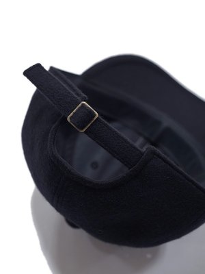 画像7: 【 FULLCOUNT（フルカウント） 】　ウールメルトンベースボールキャップ　[ 6Panel Wool Melton Baseball Cap 'F' Patch ] [ Navy ] 【 メール便可 】