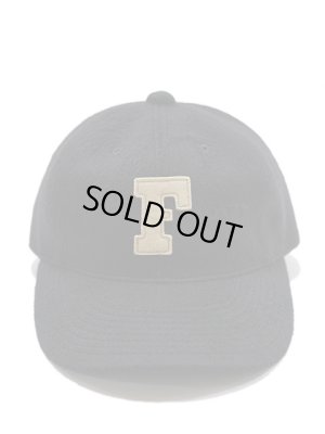 画像2: 【 FULLCOUNT（フルカウント） 】　ウールメルトンベースボールキャップ　[ 6Panel Wool Melton Baseball Cap 'F' Patch ] [ Black ] 【 メール便可 】