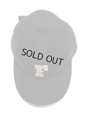 画像3: 【 FULLCOUNT（フルカウント） 】　ウールメルトンベースボールキャップ　[ 6Panel Wool Melton Baseball Cap 'F' Patch ] [ Black ] 【 メール便可 】