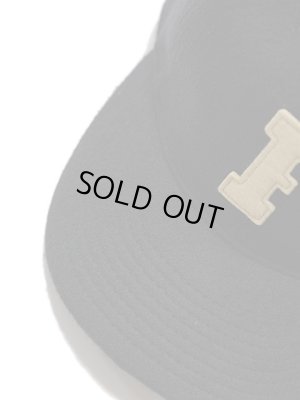 画像4: 【 FULLCOUNT（フルカウント） 】　ウールメルトンベースボールキャップ　[ 6Panel Wool Melton Baseball Cap 'F' Patch ] [ Black ] 【 メール便可 】