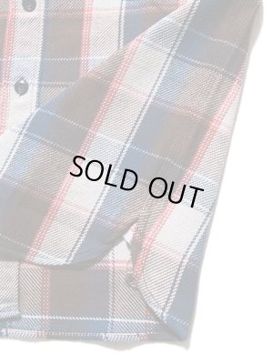 画像6: 【 Pherrow's（フェローズ） 】　ヘビーウェイトフランネルチェックシャツ　[ ベージュ × ブラウン ]