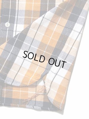 画像6: 【 Pherrow's（フェローズ） 】　ヘビーウェイトフランネルチェックシャツ　[ オレンジ × ネイビー ]