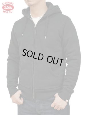 画像9: 【UES（ウエス） 】　スウェットZIPパーカー　[ Zip Sweat Parka ] [ BLACK ]