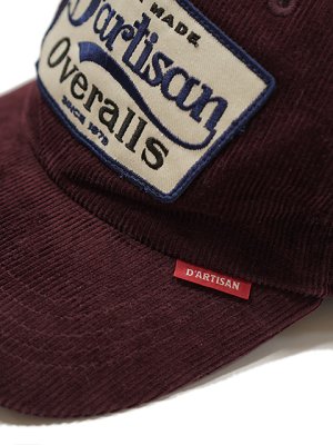 画像5: 【 STUDIO D'ARTISAN（ステュディオダルチザン） 】 コーデュロイキャップ [ Corduroy Cap ] [ BURGUNDY ] 【 メール便可 】