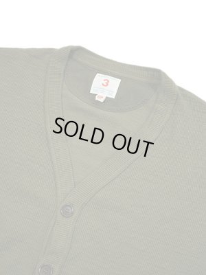 画像3: 【UES（ウエス） 】 針抜きコットンカーディガン [ Cotton Cardigan ] [ Olive Green ]