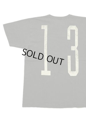 画像2: 【 MODUCT（モダクト） 】　PIGMENT DYED T-SHIRT [ UNLUCKY NUMBER ]  [ BLACK x OFF WHITE ] 【 メール便可 】