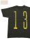 画像1: 【 MODUCT（モダクト） 】　PIGMENT DYED T-SHIRT [ UNLUCKY NUMBER ]  [ BLACK x YELLOW ] 【 メール便可 】 (1)