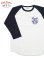 画像1: 【 STUDIO D'ARTISAN（ステュディオダルチザン） 】 ラグラン7分袖Tシャツ [ DARTI MOTORS ] [ WHITE x NAVY ] 【 メール便可 】 (1)