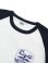 画像3: 【 STUDIO D'ARTISAN（ステュディオダルチザン） 】 ラグラン7分袖Tシャツ [ DARTI MOTORS ] [ WHITE x NAVY ] 【 メール便可 】