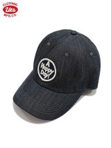 【 UES（ウエス） 】 デニムキャップ [ A HAPPY DAY!  ] [ NAVY ]