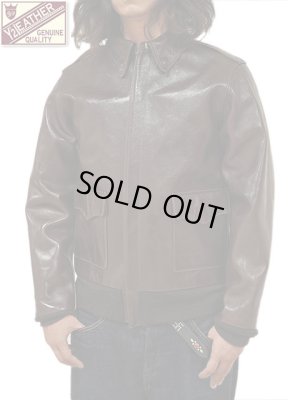 画像1: 【 Y'2 LEATHER（ワイツーレザー） 】　TYPE A-2 [ Pull Up Horse ] [ 馬革 ] [ BROWN ]