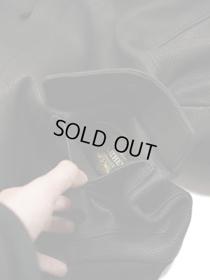 画像11: 【 Y'2 LEATHER（ワイツーレザー） 】　TYPE A-2 [ Deer Skin ] [ 鹿革 ] [ BLACK ] [ 限定モデル ]