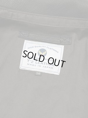 画像13: 【 Y'2 LEATHER（ワイツーレザー） 】　TYPE A-2 [ Deer Skin ] [ 鹿革 ] [ BLACK ] [ 限定モデル ]