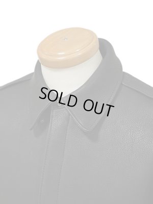 画像5: 【 Y'2 LEATHER（ワイツーレザー） 】　TYPE A-2 [ Deer Skin ] [ 鹿革 ] [ BLACK ] [ 限定モデル ]