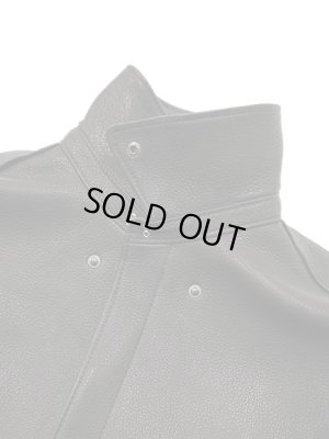 画像9: 【 Y'2 LEATHER（ワイツーレザー） 】　TYPE A-2 [ Deer Skin ] [ 鹿革 ] [ BLACK ] [ 限定モデル ]