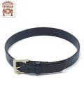 【 SAMURAI JEANS（サムライジーンズ） 】 藍染レザーベルト [ 大和藍染レザー(牛革) ] [ GOLD バックル ]