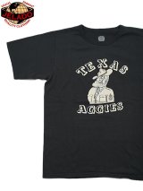 【 JELADO（ジェラード） 】 カレッジTシャツ [ TEXAS AGGEIS Tee ] [ BLACK ] 【 メール便可 】 