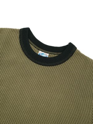 画像5: 【 JELADO（ジェラード） 】　10/- MEGA ツートンクルーネックメガサーマル [ ATHLETIC BRAND ] [ Coyote x Black ]