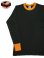 画像1: 【 JELADO（ジェラード） 】　10/- MEGA ツートンクルーネックメガサーマル [ ATHLETIC BRAND ] [ Black x Nachos ] (1)