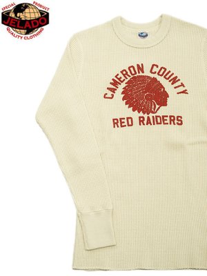 画像1: 【 JELADO（ジェラード） 】　10/- MEGA プリントメガサーマル [ Red Raiders Print ] [ Vanilla ]