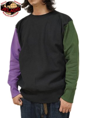 画像8: 【 JELADO（ジェラード） 】 Reverse Weave Crew Neck Sweat [ Warmup ] [ Black ]