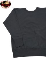 【 JELADO（ジェラード） 】 Reverse Weave Crew Neck Sweat [ Warmup ] [ Black ]