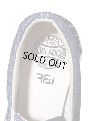 画像6: 【 JELADO×RHYTHM FOOTWEAR（ジェラード×リズムフットウエア） 】 　インディゴウォバッシュスリッポン　[ Nann Pizza ]