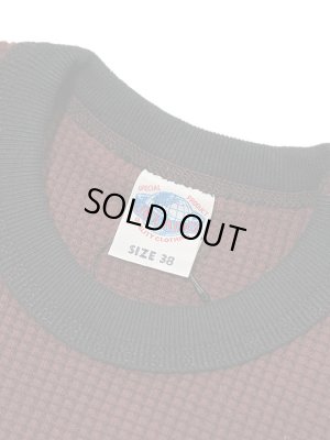 画像5: 【 JELADO（ジェラード） 】　10/- MEGA ツートンクルーネックメガサーマル [ ATHLETIC BRAND ] [ Wine x Black ]