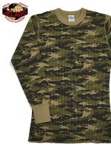 【 JELADO（ジェラード） 】　10/- MEGA クルーネックメガサーマル [ ATHLETIC BRAND ] [ Camo ]