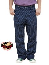 【 JELADO（ジェラード） 】 ウォバッシュストライプワークパンツ [ Hoghead Wabash Trousers ] [ Indigo Wabash ]