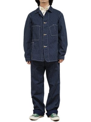 画像12: 【 JELADO（ジェラード） 】 ウォバッシュストライプワークパンツ [ Hoghead Wabash Trousers ] [ Indigo Wabash ]