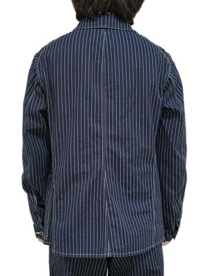 画像2: 【 JELADO（ジェラード） 】 ウォバッシュストライプワークコート [ Steelbeam Coat ] [ Indigo Wabash ]