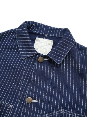 画像3: 【 JELADO（ジェラード） 】 ウォバッシュストライプワークコート [ Steelbeam Coat ] [ Indigo Wabash ]