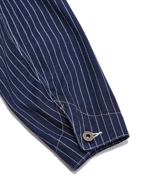 画像8: 【 JELADO（ジェラード） 】 ウォバッシュストライプワークコート [ Steelbeam Coat ] [ Indigo Wabash ]