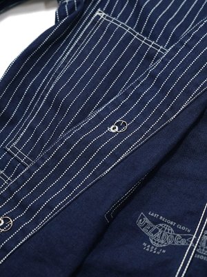 画像9: 【 JELADO（ジェラード） 】 ウォバッシュストライプワークコート [ Steelbeam Coat ] [ Indigo Wabash ]