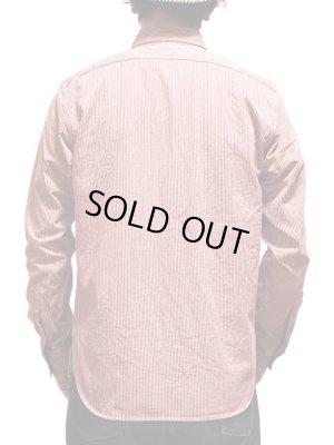 画像2: 【 JELADO（ジェラード） 】 レッドヒッコリーストライプボーイスカウトワークシャツ [ Pressman Shirts ]