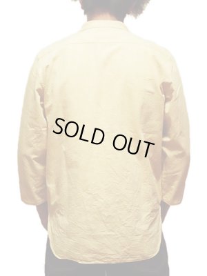 画像2: 【 JELADO（ジェラード） 】　七分袖バンドカラープルオーバーシャツ　[ Ploughman Shirts ]　[ Yellow ]