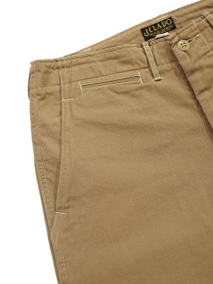 画像4: 【 JELADO（ジェラード） 】　41カーキ プレーン　[ 41 Khaki Lastresort Chino Cloth ] [ Plane ] [ Khaki ]