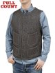 【 BROWN'S BEACH (ブラウンズビーチ) 】　ビーチクロスベスト　[ EARLY VEST ] [ OXFORD GRAY ]