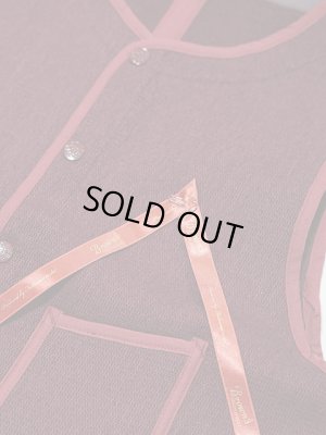 画像4: 【 BROWN'S BEACH (ブラウンズビーチ) 】　ビーチクロスベスト　[ EARLY VEST ] [ BURGUNDY ]