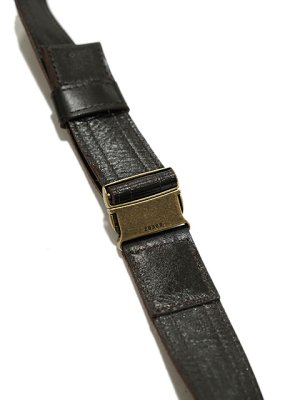 画像8: 【 Y'2 LEATHER（ワイツーレザー） 】　ステアハイドウエストバッグ　STEER HIDE WAIST BAG [ ANILINE STEER BLACK (茶芯) ] [ 牛革 ]