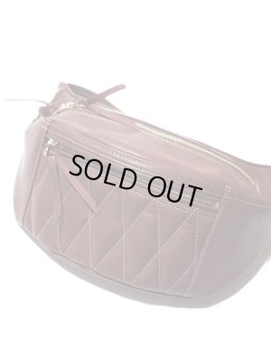 画像2: 【 限定モデル 】 【 Y'2 LEATHER（ワイツーレザー） 】　ホースハイドウエストバッグ　HORSE HIDE WAIST BAG [ HV HORSE CHERRY ] [ 馬革 ]