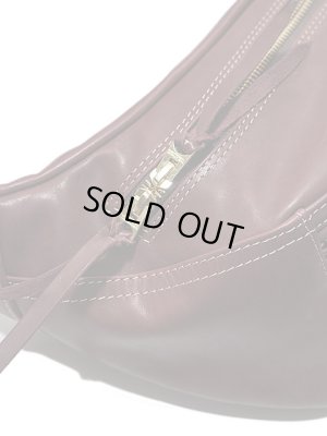 画像4: 【 限定モデル 】 【 Y'2 LEATHER（ワイツーレザー） 】　ホースハイドウエストバッグ　HORSE HIDE WAIST BAG [ HV HORSE CHERRY ] [ 馬革 ]