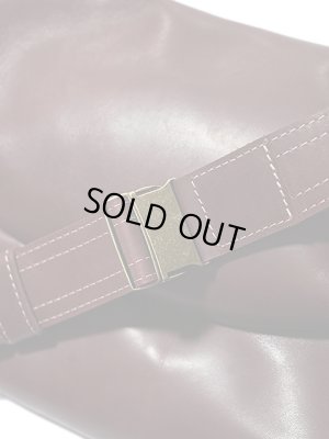 画像7: 【 限定モデル 】 【 Y'2 LEATHER（ワイツーレザー） 】　ホースハイドウエストバッグ　HORSE HIDE WAIST BAG [ HV HORSE CHERRY ] [ 馬革 ]